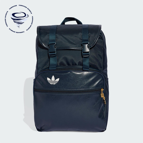 Adidas/阿迪达斯正品三叶草男女实用翻盖经典运动双肩背包JC8326