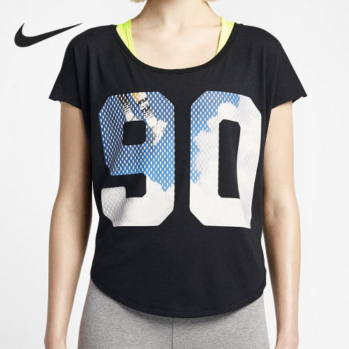 Nike/耐克正品夏季新款运动跑步健身女子短袖T恤 677300-010