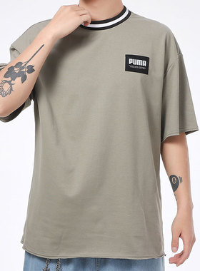 Puma/彪马正品秋冬季新款男子运动透气休闲短袖T恤 845861-73