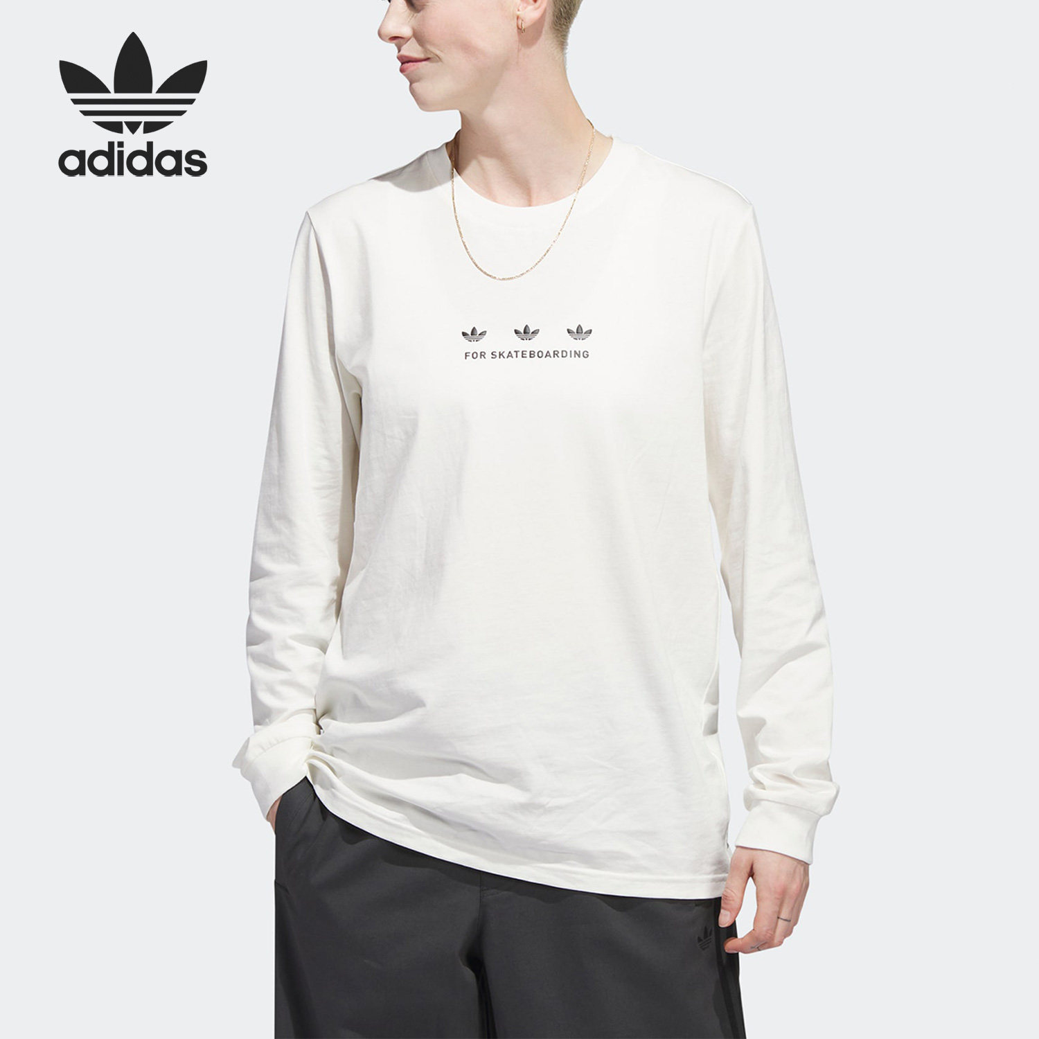 Adidas/阿迪达斯正品三叶草男子透气圆领运动长袖T恤HS3023,运动服/休闲服装,运动T恤,淘宝优惠券,粉丝福利购,淘宝优惠卷