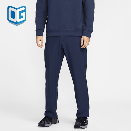 Nike/耐克正品DRI-FIT男士宽松透气针织经典运动长裤HQ6922-451