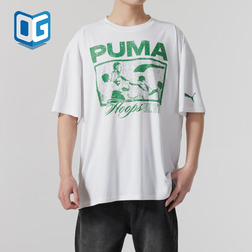 Puma/彪马正品新款男士时尚印花图案经典短袖T恤685441-01