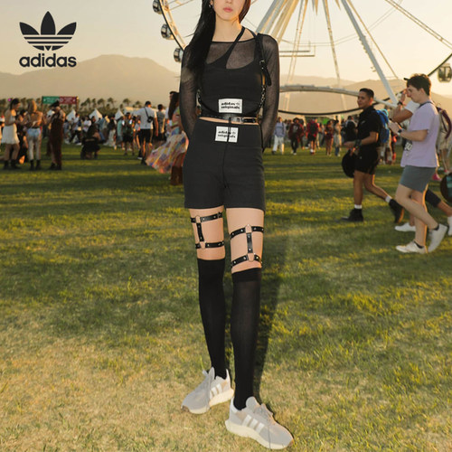 Adidas/阿迪达斯正品三叶草夏季女子运动吊带抹胸背心 IC8524