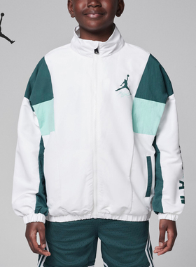 Nike/耐克正品JORDAN大童立领拉链休闲夹克外套HQ7078-366