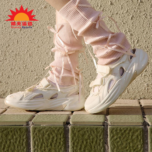 Adidas/阿迪达斯正品OZWAVE SANDAL男女经典透气厚底凉鞋JS4577
