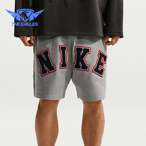 Nike/耐克正品Life男士宽松松紧腰印花运动短裤IF2236-063