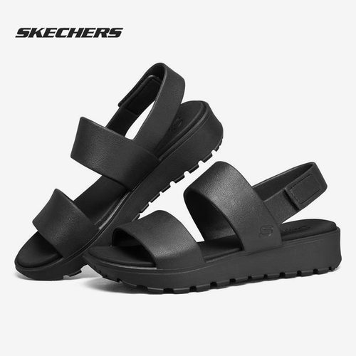 Skechers/斯凯奇正品夏季新款女子运动休闲魔术贴漏趾凉鞋