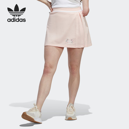 Adidas/阿迪达斯正品三叶草新款女子休闲运动半身裙IP3758