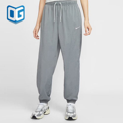 Nike/耐克正品OVERSIZE女士梭织运动经典束脚宽松长裤IH0827-091