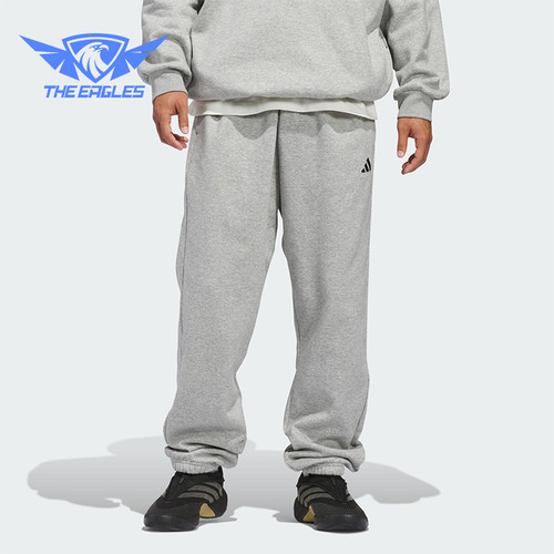 Adidas/阿迪达斯正品FL PANT男女休闲松紧腰篮球运动长裤KB7551
