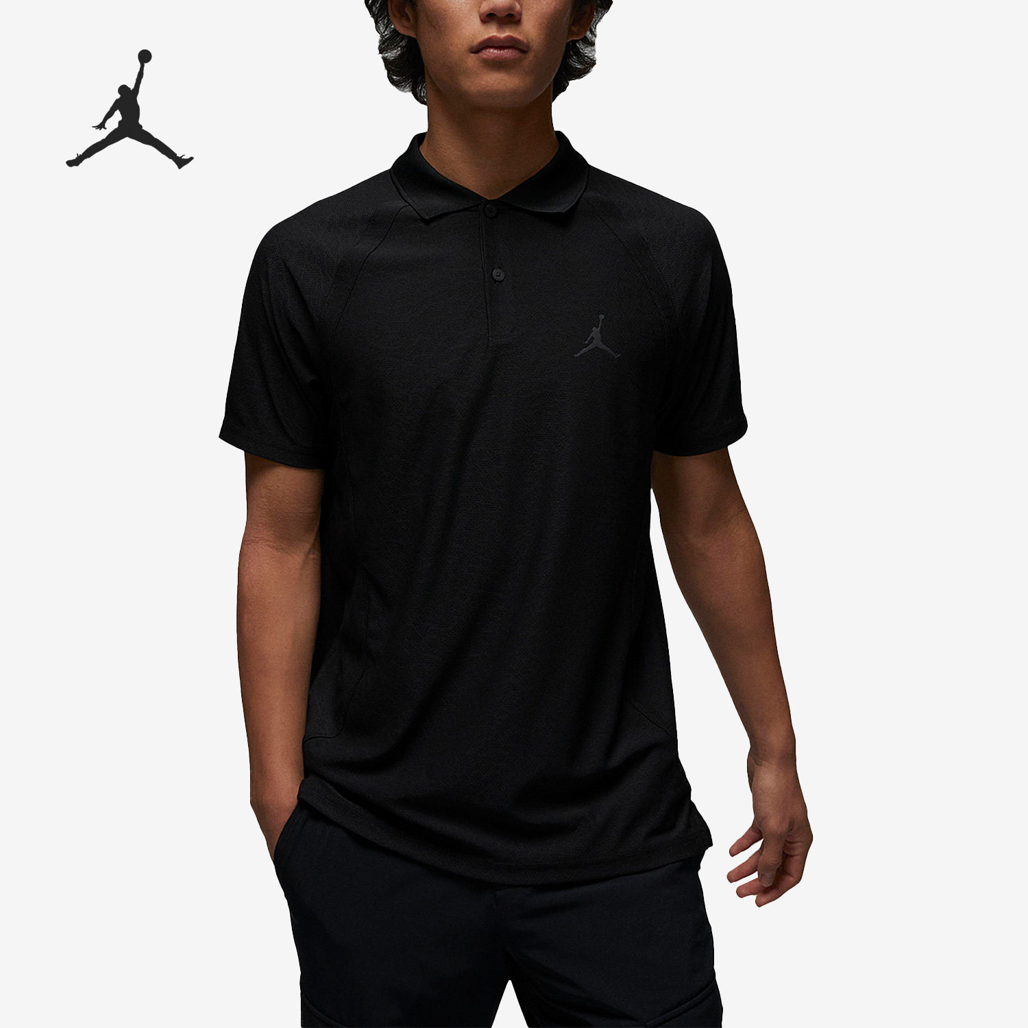 Nike/耐克正品JORDAN男子翻领透气运动休闲POLO衫DZ0550-010,运动服/休闲服装,运动POLO衫,淘宝优惠券,粉丝福利购,淘宝优惠卷