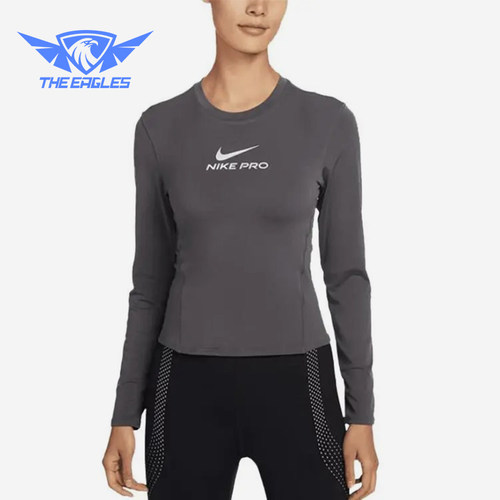 Nike/耐克正品NikePro长袖上衣新款女经典运动长袖T恤IQ0837-036