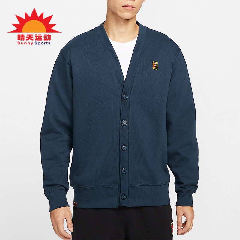 Nike/耐克正品Court Fairway男士长袖针织休闲运动开衫IM9362-478