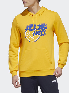 Adidas/阿迪达斯正品neo男子秋季新款休闲运动套头衫卫衣 GP5884