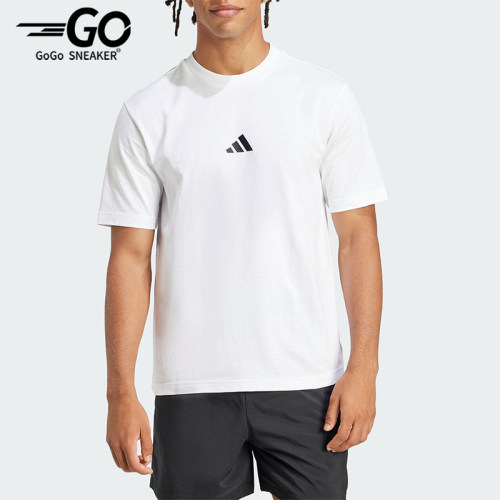 Adidas/阿迪达斯正品夏季男士经典日常轻质透气针织短袖T恤JF1092