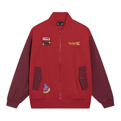 Lining/李宁正品男大童运动生活系列时尚宽松休闲短棉服YJMT003