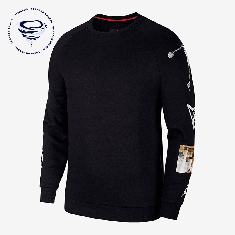 Nike/耐克正品JORDAN男士运动印花圆领针织卫衣CD5872-010