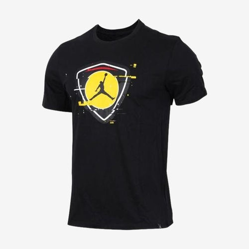 Nike耐克正品Jordan AS M JSW男印花拼色圆领短袖T恤AO2626-010