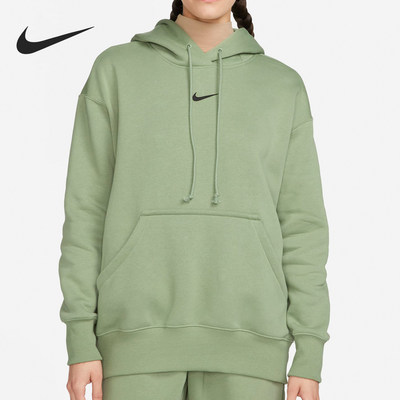 Nike/耐克正品新款女士运动宽松休闲简约连帽卫衣DQ5860-386