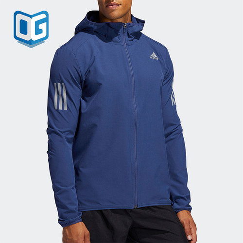 Adidas/阿迪达斯正品2025秋季男士拉链跑步运动防风外套FR0800
