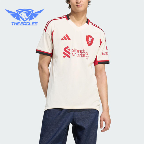 Adidas/阿迪达斯正品LIVERPOOL男士训练透气足球比赛短袖JV6487