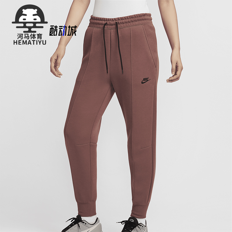 耐克女士束脚运动休闲中腰长裤