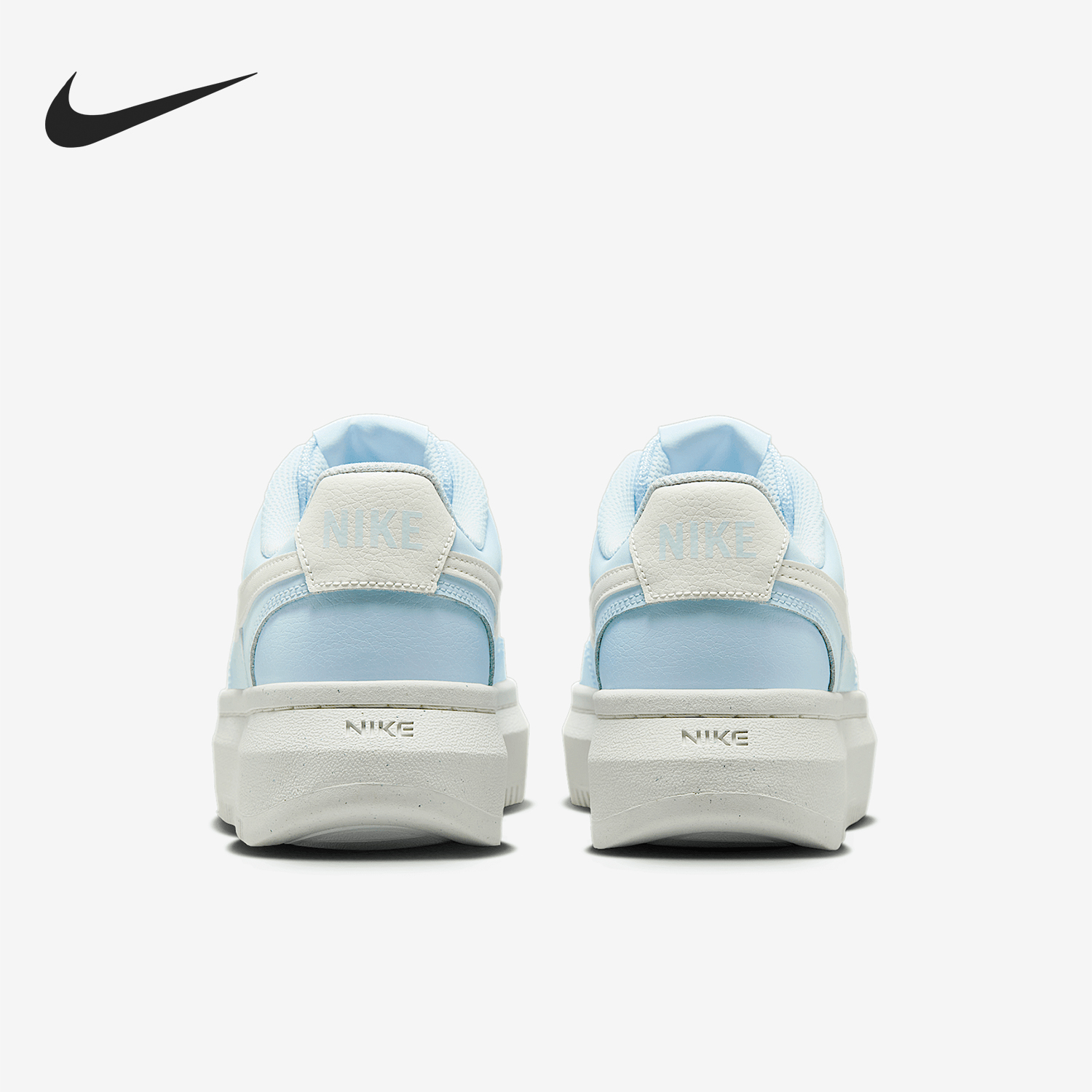 Nike/耐克官方正品Court Vision Alta女士厚底轻便板鞋DZ5394-400