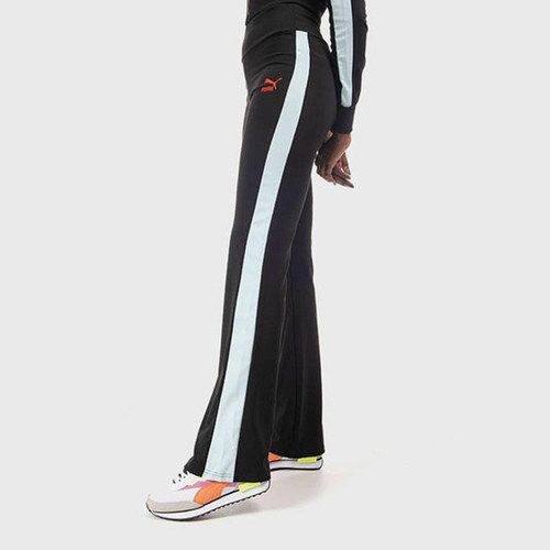 Puma/彪马正品春秋女士户外时尚外穿拼接微喇休闲裤536629-01