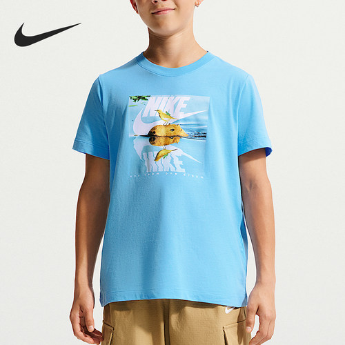 Nike/耐克正品Sportswear大童日常轻盈舒适短袖T恤IV5602-458