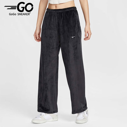 Nike/耐克正品2025春季新款女士运动中腰加绒长裤HJ0923-010