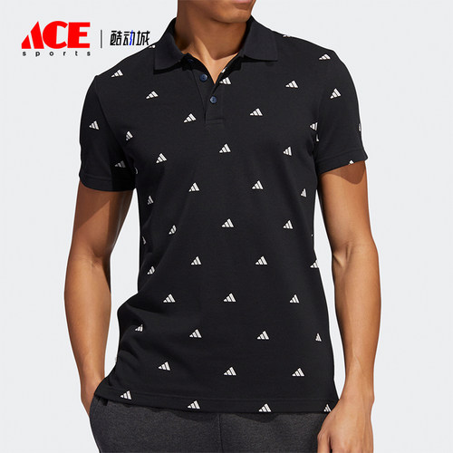 Adidas/阿迪达斯正品新款男士运动休闲经典印花短袖POLO衫FT2802