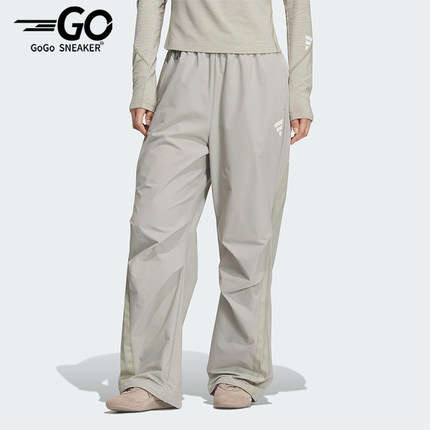 Adidas/阿迪达斯正品2025夏季款女士日常宽松梭织休闲长裤KC5788