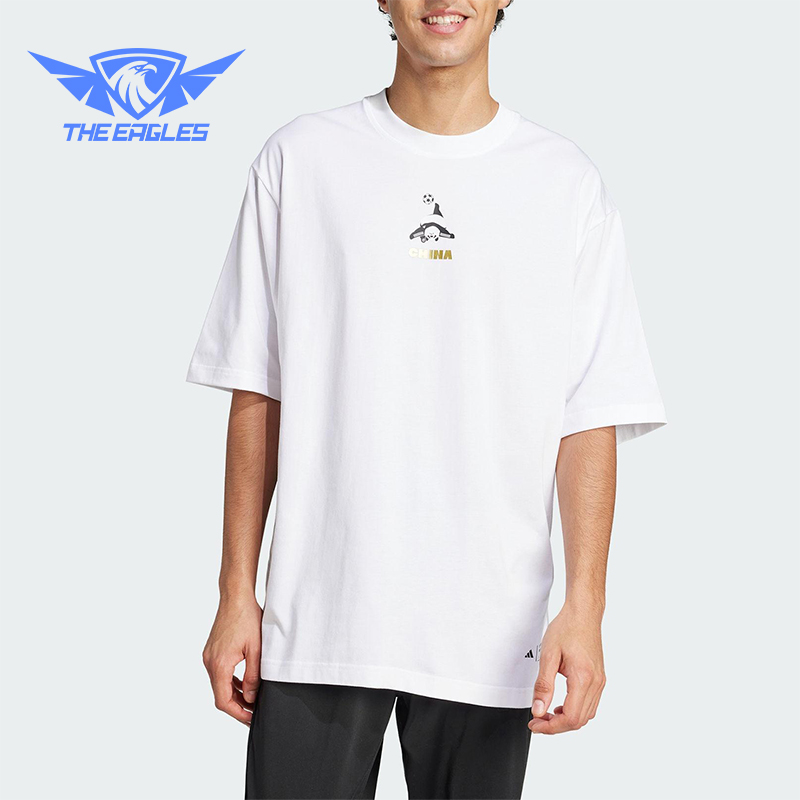 Adidas/阿迪达斯正品夏季男女同款经典简约圆领透气短袖JZ3269