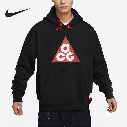 Nike/耐克官方正品龙年款男士加绒套头连帽保暖卫衣FZ6193-010