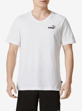 Puma/彪马正品2024新款男士柔软亲肤宽松短袖T恤630562-02