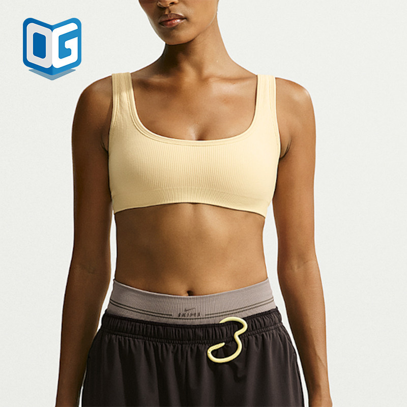 Nike/耐克正品新款女士U领双肩带套头简约运动内衣IR5061-723