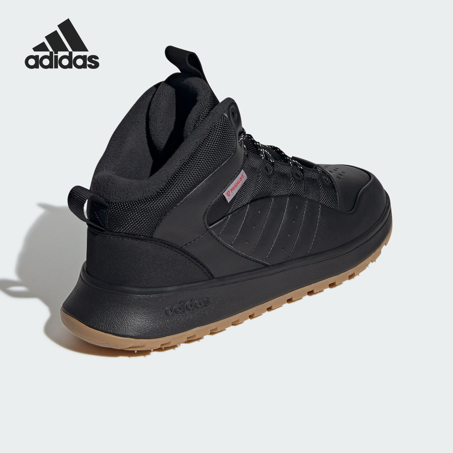 阿迪达斯男女中帮耐磨休闲运动鞋