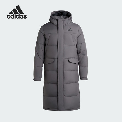 Adidas/阿迪达斯正品V L DOWN PARKA男女连帽保暖羽绒服KF6746