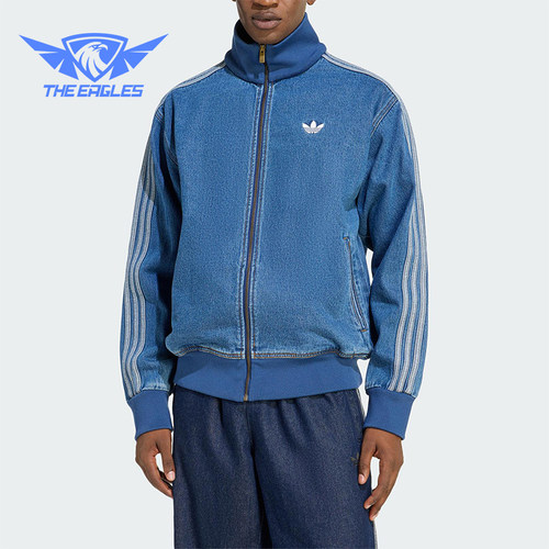 Adidas/阿迪达斯正品三叶草男士复古牛仔经典宽松休闲外套KD1517