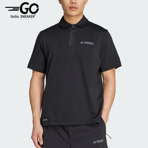 Adidas/阿迪达斯正品2025新款男士经典时尚户外短袖POLO衫JI8331