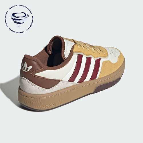 阿迪达斯男女低帮系带轻便板鞋