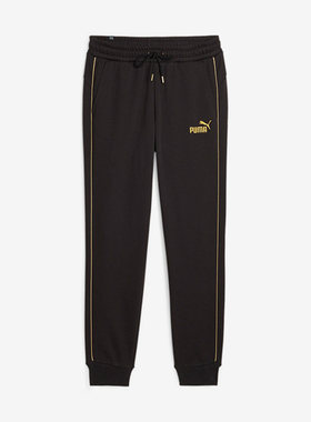 Puma/彪马正品2023冬季新款男子保暖针织运动长裤680307-01