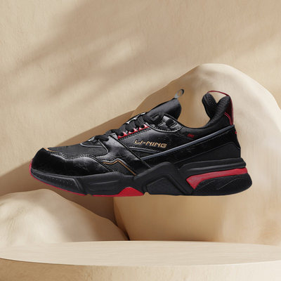 李宁正品潮流休闲时尚日进斗金001 启程CNY男子经典休闲鞋AGCR025