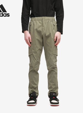 Adidas/阿迪达斯正品男子春季新款跑步户外休闲裤长裤 GN7358