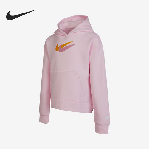 Nike/耐克正品秋冬新款大童运动休闲加绒连帽卫衣DQ9127-663