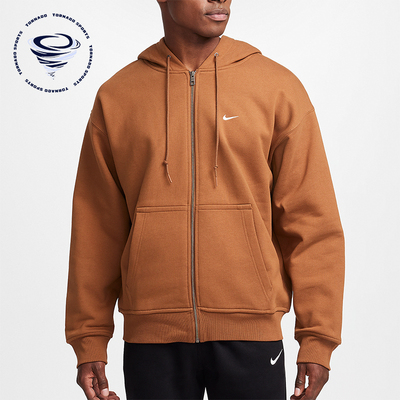 耐克男士复古运动连帽口袋外套