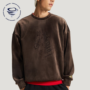 Adidas/阿迪达斯正品NYR GFX SWT男士亲肤潮流加绒休闲卫衣KE4067