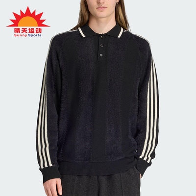 Adidas/阿迪达斯正品三叶草男士日常套头耐穿休闲POLO衫JX3835