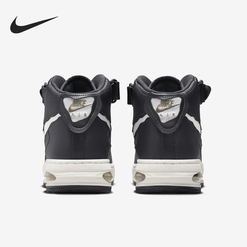 Nike/耐克正品Air Force 1男士中帮魔术贴气垫板鞋FB1374-001