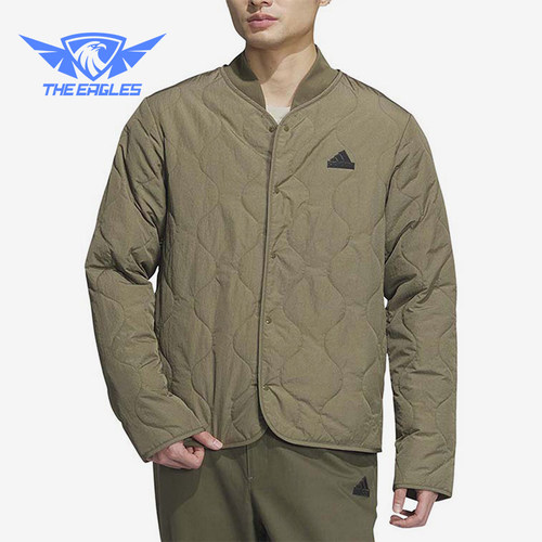 阿迪达斯男士保暖运动休闲棉服